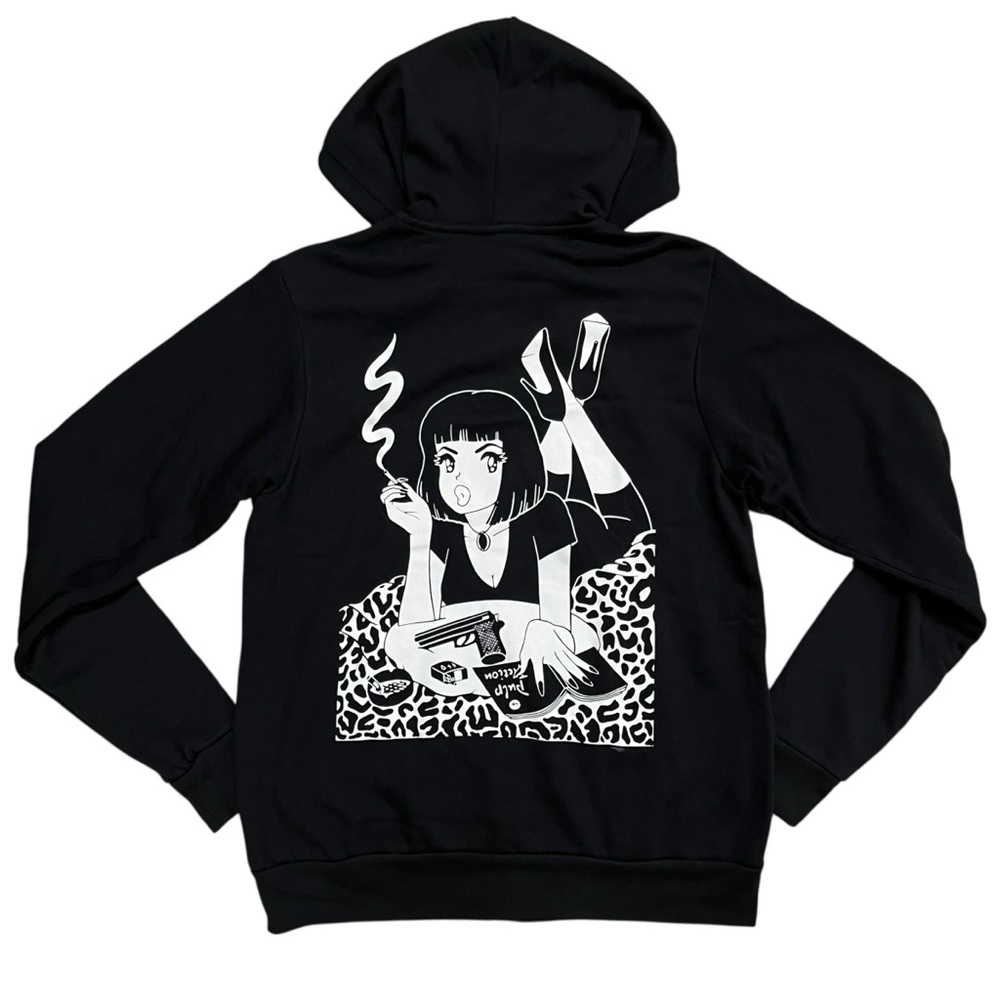 NWT✨ | The Cosmic Exchange | Pulp Fiction Mia Wallace Cartoon Graphic Hoodie